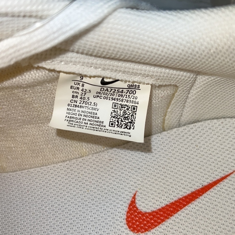 Nike Men's Blazer Low ‘77 Suede Speed Yellow/White-Speed Yellow-White Size 9 - Picture 6 of 9
